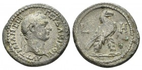 Egypt, Alexandria. Dattari. Trajan, 98-117 Tetradrachm circa 104-105 (year 8), billon 26.5mm., 11.31g. Laureate head r. Rev. Eagle standing r.; in fie...