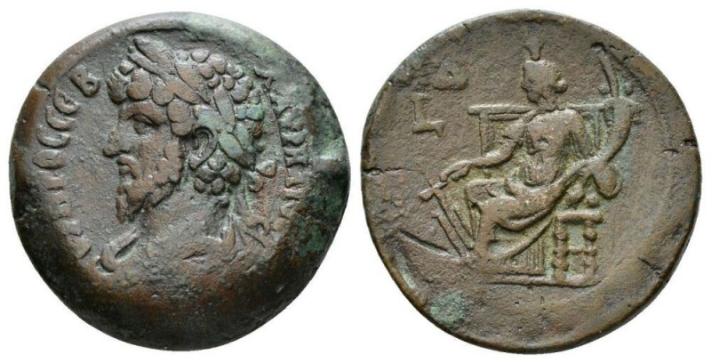 Egypt, Alexandria. Dattari. Lucius Verus, 161-169 Drachm circa 163-164 (year 4),...