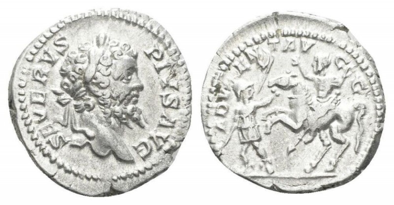 Septimius Severus, 193-211 Denarius circa 202-210, AR 19mm., 3.63g. SEVERVS PIVS...