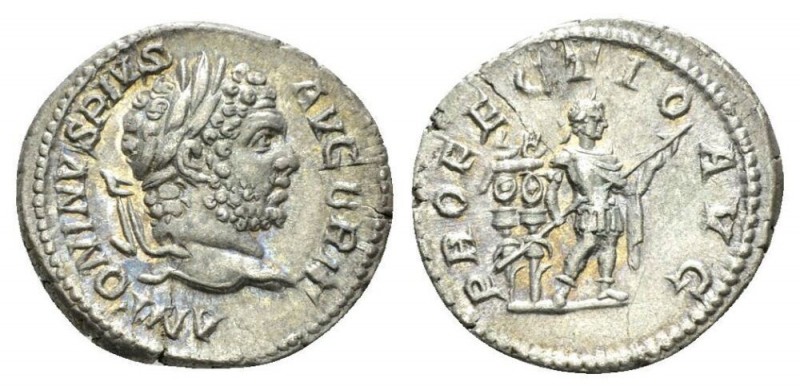 Caracalla, 198-217 Denarius circa 210-213, AR 19mm., 3.12g. ANTONINVS PIVS AVG B...