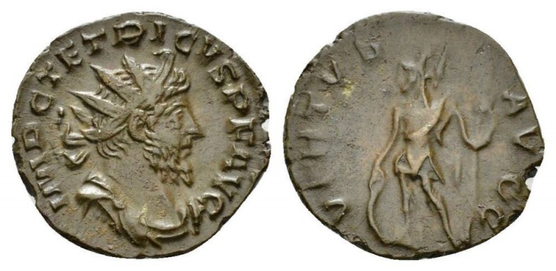 Tetricus I, 270-273 Antoninianus circa 270-273, billon 19mm., 2.67g. Radiate, dr...