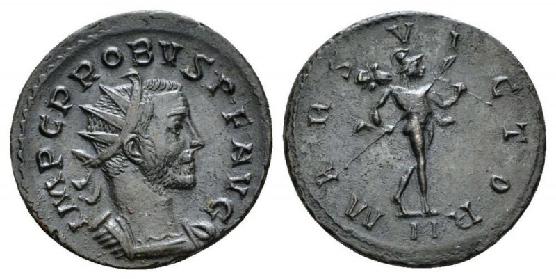 Probus, 276-282 Antoninianus Lugdunum circa 277, Æ 23mm., 3.78g. Radiate and cui...