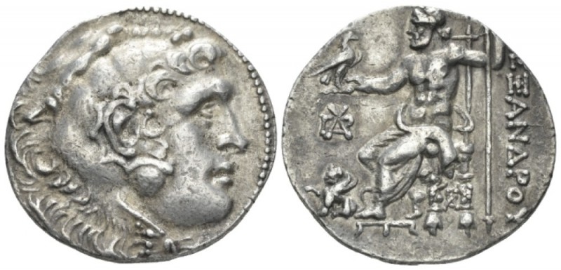 Kingdom of Macedon, Alexander III, 336 – 323 and posthumous issue Chios Tetradra...