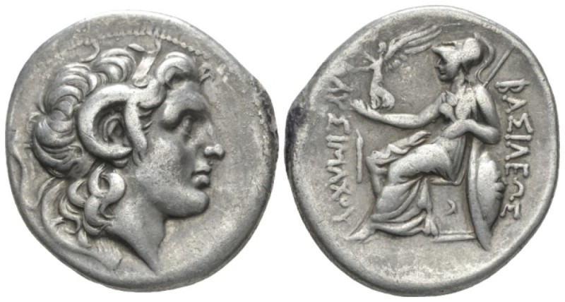 Kingdom of Thrace, Lysimachus, 306-281 Lampsakos Tetradrachm circa 297-281, AR 3...