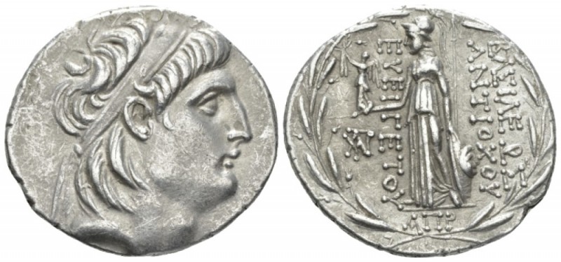 The Seleucid Kings, Antiochus VII Evergetes, 138-129 Damascus Tetradrachm circa ...