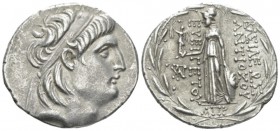 The Seleucid Kings, Antiochus VII Evergetes, 138-129 Damascus Tetradrachm circa 131-130, AR 32.5mm., 16.50g. Seleucid kings. Antiochus VII (138-129), ...