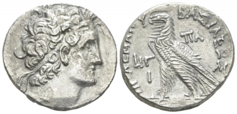 The Ptolemies, Ptolemy IX Soter II, 116-80. Alexandria Tetradrachm circa 107-106...