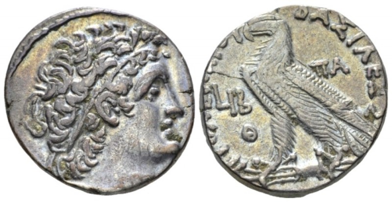 The Ptolemies, Cleopatra III and Ptolemy X, 107-101 Alexandria Tetradrachm circa...