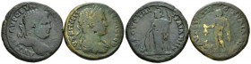 Thrace, Augusta Traiana Caracalla, 198-217 Lot of two Bronzes circa 198-217, Æ 31mm., 36,84g. Lot of two bronzes.

About Very Fine.

 

In addit...