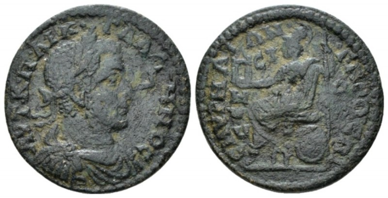 Ionia, Smyrne Gallienus, 253-268 Bronze circa 253-268, Æ 23.5mm., 6.97g. Laureat...