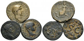 Syria, Antioch and Gabala Antoninus Pius, 138-161 Lot of three bronzes circa 98-222, Æ 20mm., 16.00g. Antoninus Pius, 138-161 Bronze circa 138-161, Æ ...
