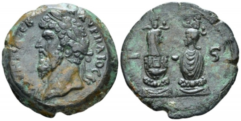 Egypt, Alexandria. Dattari. Lucius Verus, 161-169 Drachm circa 165-166 (year 6),...