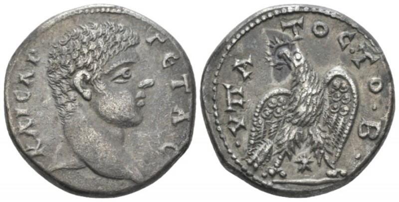 Geta Caesar, 198-209 Tetradrachm Laodicea ad Mare circa 208-209, AR 26mm., 13.22...