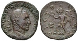 Trajan Decius, 249-251 Sestertius circa 248, Æ 29mm., 18.98g. Philip I, 244-249. Sestertius Rome 248, Æ 29mm, 18.98g. Laureate, draped and cuirassed b...