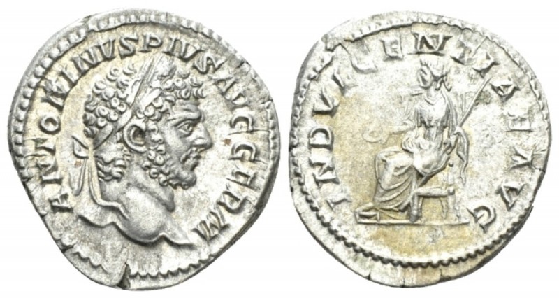 Caracalla, 198-217 Denarius 213-217, AR 19mm., 3.21g. ANTONINVS PIVS AVG GERM La...