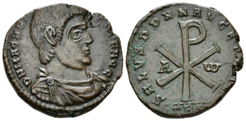 Magnentius, 350-353 Æ1 Treveri circa 352-353, Æ 26.5mm., 8.85g. Magnentius, 350-...