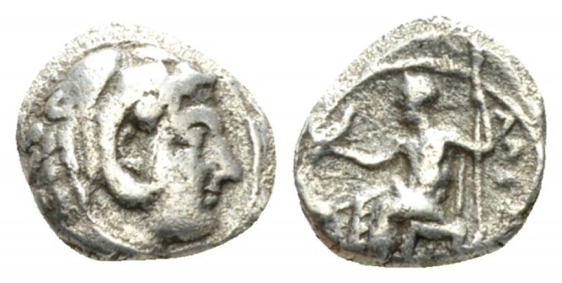 Kingdom of Macedon, Alexander III, 336 – 323 Babylon Obol circa 324-323, AR 8.5m...