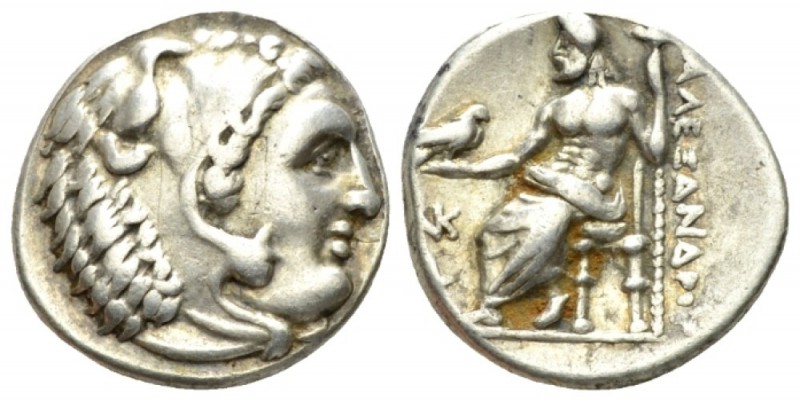 Kingdom of Macedon, Alexander III, 336 – 323 Sardes Drachm circa 323-322, AR 18....