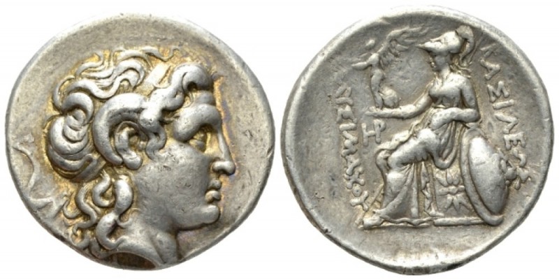 Kingdom of Thrace, Lysimachus 323 – 281 a Lampsacus Tetradrachm circa 297-281, A...