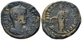 Bithynia, Nicomedia Gordian III, 238-244 Bronze circa 238-244, Æ 27.5mm., 11.94g. Laureate, draped and cuirassed bust r. Rev. Aequitas standing l., ho...