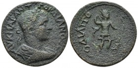Lydia, Thyatira Gordian III, 238-244 Bronze circa 238-244, Æ 30.5mm., 17.68g. Laureate, draped and cuirassed bust r. Rev. Artemis advancing r., drawin...
