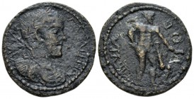 Phrygia, Cibyra Gallienus, 253-268 Bronze circa, Æ 26.5mm., 9.41g. Laureate, draped and cuirassed bust r. Rev. Nude Heracles standing, r., resting on ...