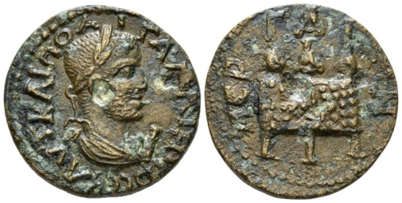 Pamphilia, Perge Gallienus, 253-268 10 Assaria circa 253-268, Æ 28mm., 16.47g. L...