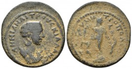 Cilicia, Tarsus Herennia Etruscilla, wife of Trajan Decius Bronze circa 249-251, Æ 30mm., 10.11g. Diademed and draped bust r., set on crescent. Rev. A...