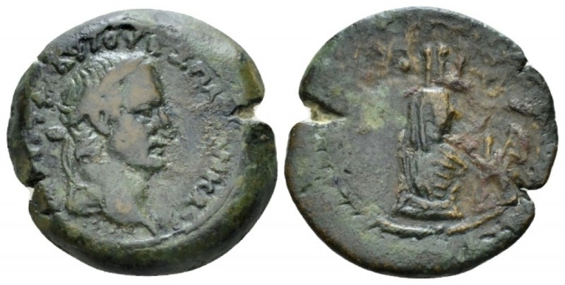 Egypt, Alexandria. Dattari. Vespasian, 69-79 Obol circa 71-72 (year 4), Æ 20.5mm...