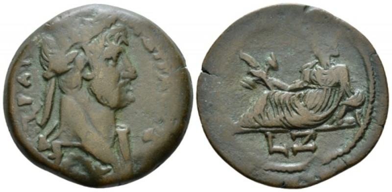 Egypt, Alexandria. Dattari. Hadrian, 117-138 Drachm circa 122-123 (year 7), Æ 33...