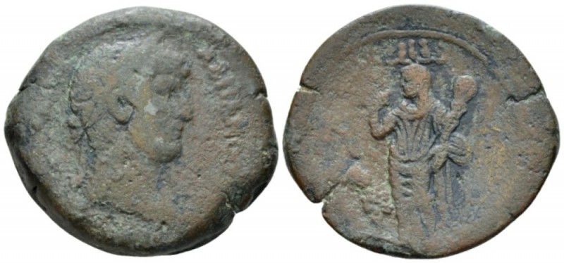 Egypt, Alexandria. Dattari. Hadrian, 117-138 Drachm circa 136-137 (year 21), Æ 3...