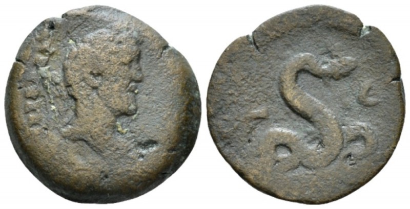 Egypt, Alexandria. Dattari. Antoninus Pius, 138-161 Diobol circa 151-152 (year 1...