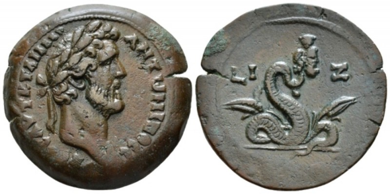 Egypt, Alexandria. Dattari. Antoninus Pius, 138-161 Drachm circa 153-154 (year 1...