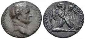 Vespasian, 69-79 Tetradrachm Antioch circa 69 (New Holy Year” 1), AR 26.5mm., 14.04g. Laureate head r. Rev. ETOYC NEOY IEPOY • A Eagle standing l. on ...