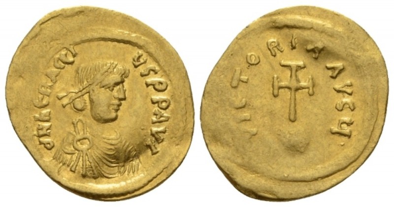 Heraclius, 610-641 with colleagues from 613 Semis circa 613-641, AV 18mm., 2.17g...