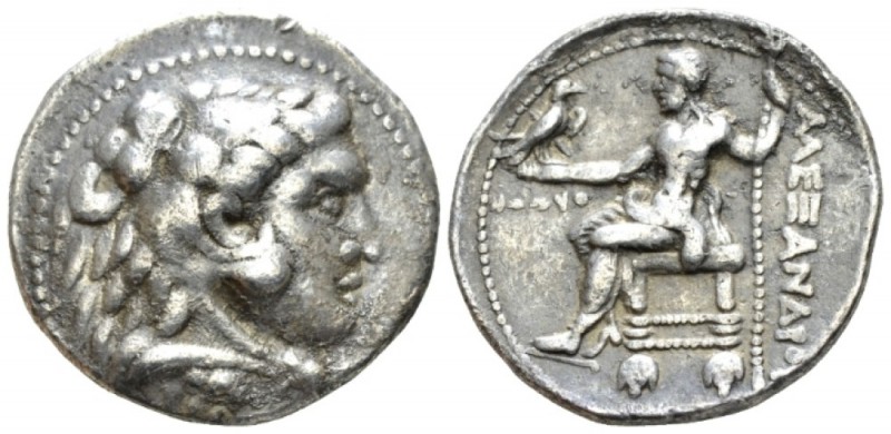 Kingdom of Macedon, Alexander III, 336 – 323 Ake Tetradrachm circa 312-311, AR 2...