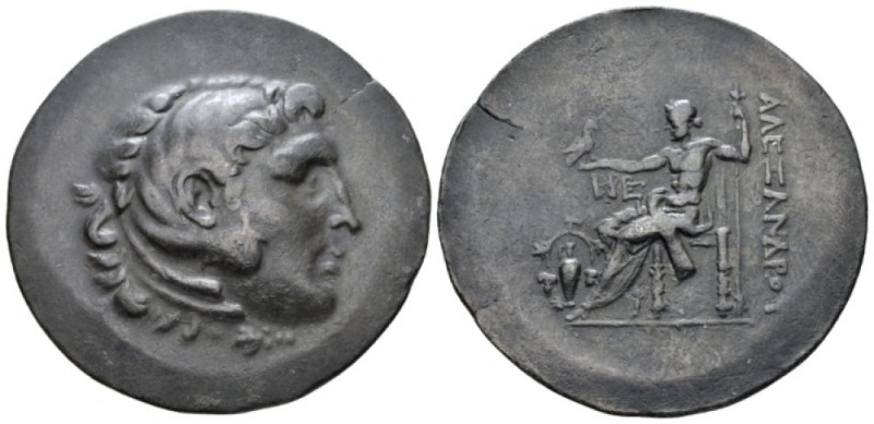Kingdom of Macedon, Alexander III, 336 – 323 Temnos Tetradrachm circa 188-170, A...