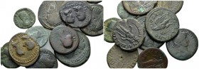Thrace, Anchialus, Augustra Traiana, Hadrianopolis. Gordian III, 238-244 Lot of 13 Bronzes 238-244, Æ 20mm., 118.04g. Lot of 13 Bronzes from Anchialus...