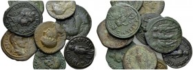 Thrace, Hadrianopolis Gordian III, 238-244 Lot of 10 coins. circa 238-244, Æ 22mm., 91.92g. Lot of 10 coins.

About Very Fine.

 

In addition, ...