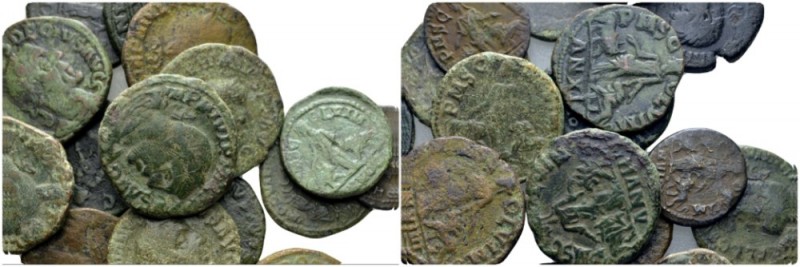 Moesia, Viminacium Lot of 19 coins circa, Æ 22mm., 244.69g. Lot of 19 coins: Vol...