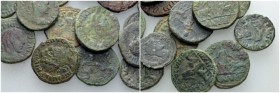 Moesia, Viminacium Philip I, 244-249 Lot of 15 coins. circa 244-249, Æ 22mm., 189.72g. Lot of 15 coins, Valeria, Volusian, Philip I.

Good Fine.

...