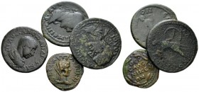 Thessaly, Koinon Gordian III, 238-244 Lot of 5 bronzes III cent., Æ 20mm., 48.28g. Lot of 5 bronzes.

Very Fine.

 

In addition, winning bids o...