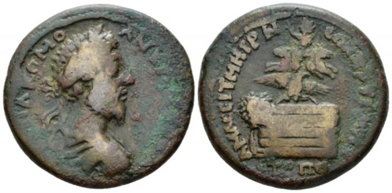 Pontus, Amasia Commodus, 177-192 Bronze circa 177-192, Æ 32.5mm., 21.46g. Laurea...