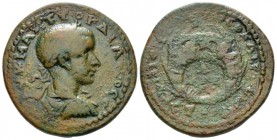 Pontus, Neocaesarea Gordian III, 238-244 Bronze circa 238-244, Æ 30mm., 19.03g. Laureate, draped and cuirassed bust r. Rev. Agonistic crown. SNG von A...
