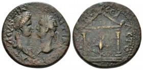 Caria, Sebastopolis Domitian, 81-96 Bronze circa 81-96, Æ 25mm., 9.72g. Laureate amd draped bust of Domitian l., facing draped bust of Domitia r. Rev....
