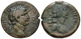 Cilicia, Augusta Trajan, 98-117 Bronze circa 105-106 (year 86), Æ 27mm., 11.86g. Laureate head of r. Rev. Draped bust of Dionysus, r., with ivy-leaf w...