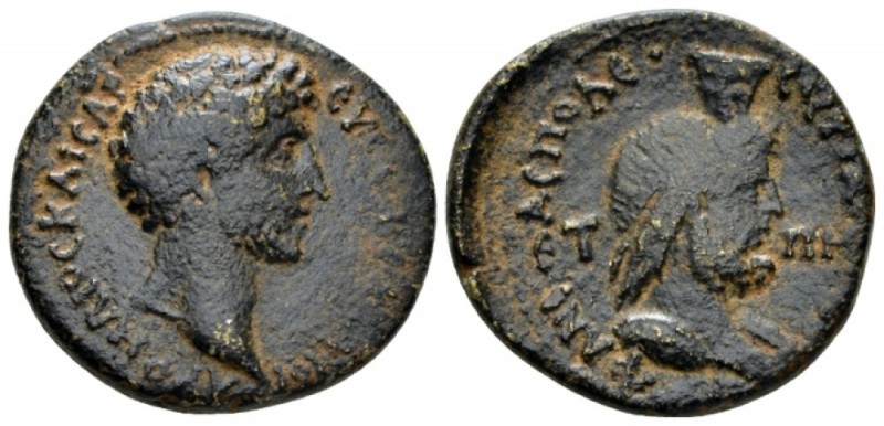 Samaria, Neapolis Marcus Aurelius Caesar, 139-161 Bronze circa, Æ 25mm., 8.36g. ...