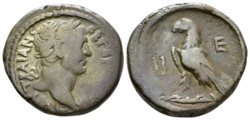 Egypt, Alexandria Trajan, 98-117 Tetradrachm circa 111-112 (year 15), billon 25....