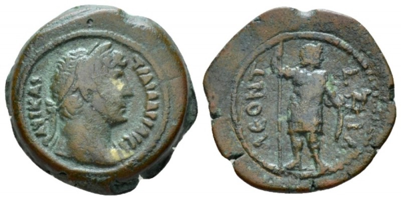 Egypt, Leontopolite. Dattari. Hadrian, 117-138 Obol circa 126-127 (year 11), Æ 2...