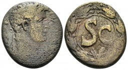 Octavian as Augustus, 27 BC – 14 AD Bronze Antioch circa 5-12, Æ 26mm., 13.77g. Octavian as Augustus, 27 BC – 14 AD. Bronze , circa 5-12, Æ 26mm, Laur...